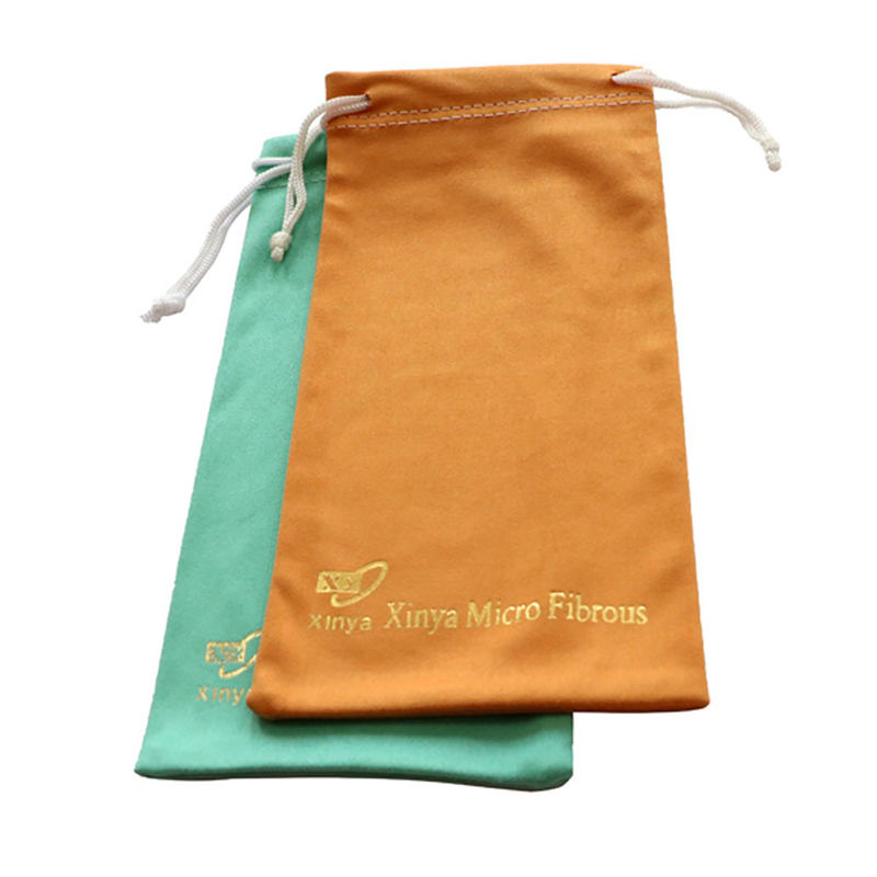 160-230gm sac en microfibre couleur personnalisée pour divers emballages