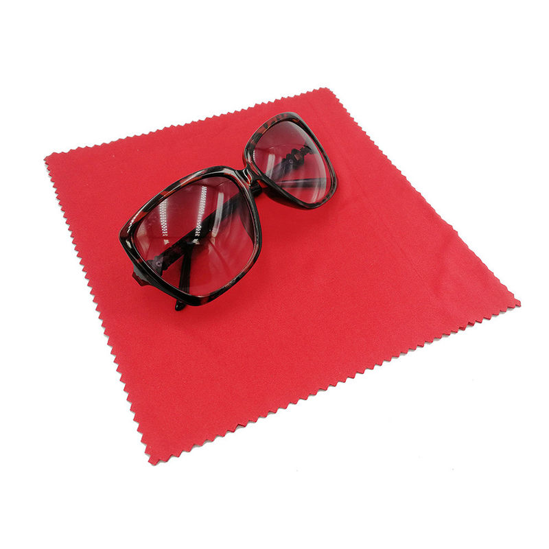 Tissus en microfibre sans lingots réutilisables résistant aux taches 30x30 40x40 cm Pour le nettoyage et le polissage des lunettes
